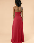 Strapless-Aline-Crepe-Crimson