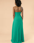 Strapless-Aline-Crepe-Emerald