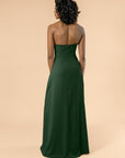 Strapless-Aline-Crepe-ForestGreen