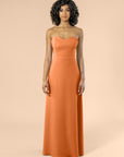 Strapless-Aline-Crepe-Terracotta