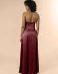 Strapless-Aline-Satin-Burgundy