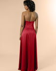 Strapless-Aline-Satin-Crimson-