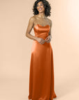 Strapless-Aline-Satin-Terracotta
