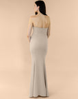 Strapless-Draped-Crepe-Champaign
