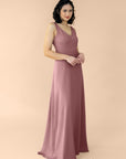 Vneck-Aline-Chiffon-DustyRose