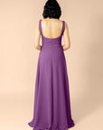 Vneck-Aline-Chiffon-Plum