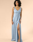 Vneck-Aline-Crepe-DustyBlue
