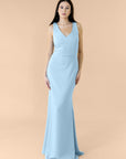 Vneck-Bell-Crepe-AiryBlue