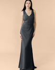 Vneck-Bell-Crepe-Black