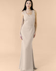 Vneck-Bell-Crepe-Champagne