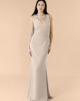 Vneck-Bell-Crepe-Champagne