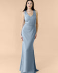 Vneck-Bell-Crepe-DustyBlue
