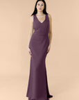 Vneck-Bell-Crepe-Mahogan