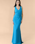 Vneck-Bell-Crepe-Sapphire