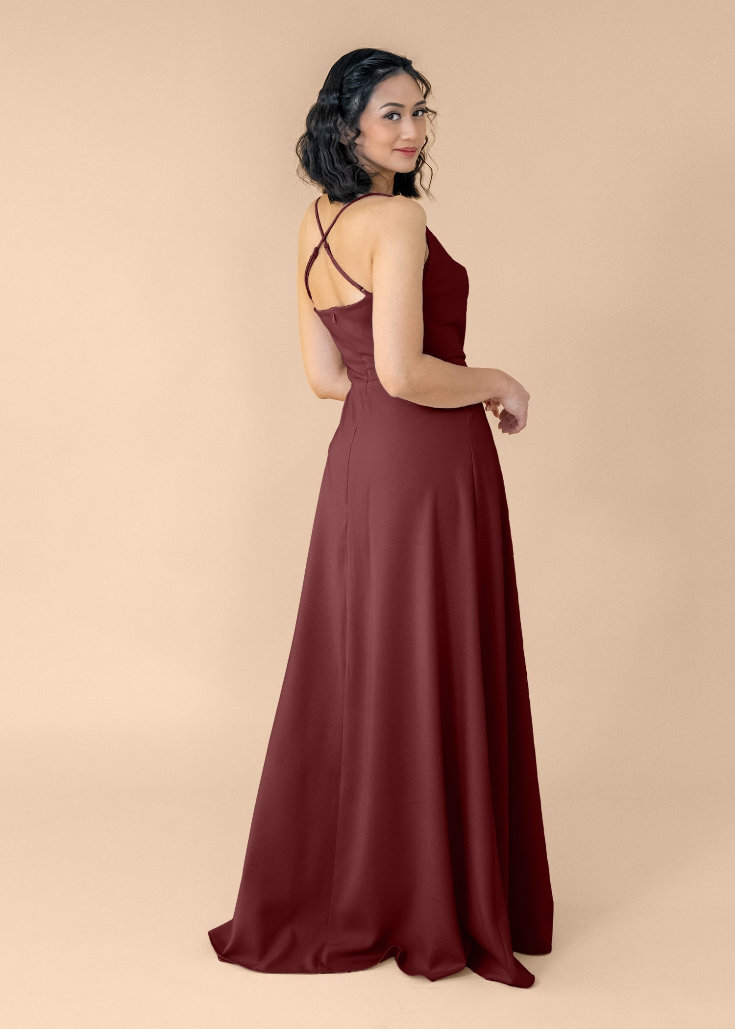 Cowl-Aline-Crepe-NoSlit-Burgundy