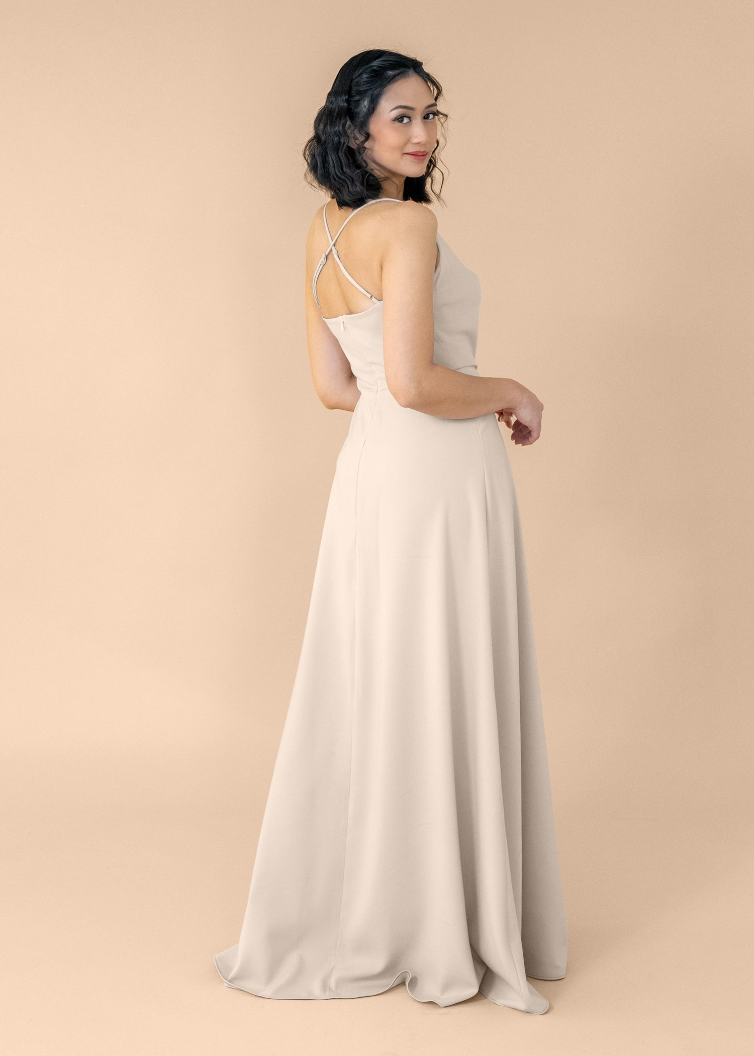 Cowl-Aline-Crepe-NoSlit-Champagne