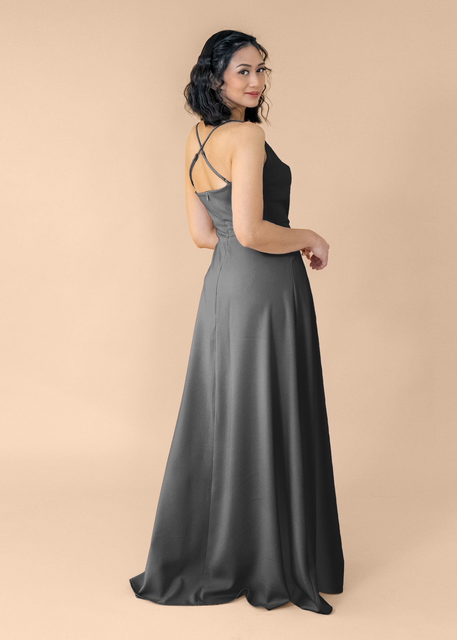 Cowl-Aline-Crepe-NoSlit-Charcoal