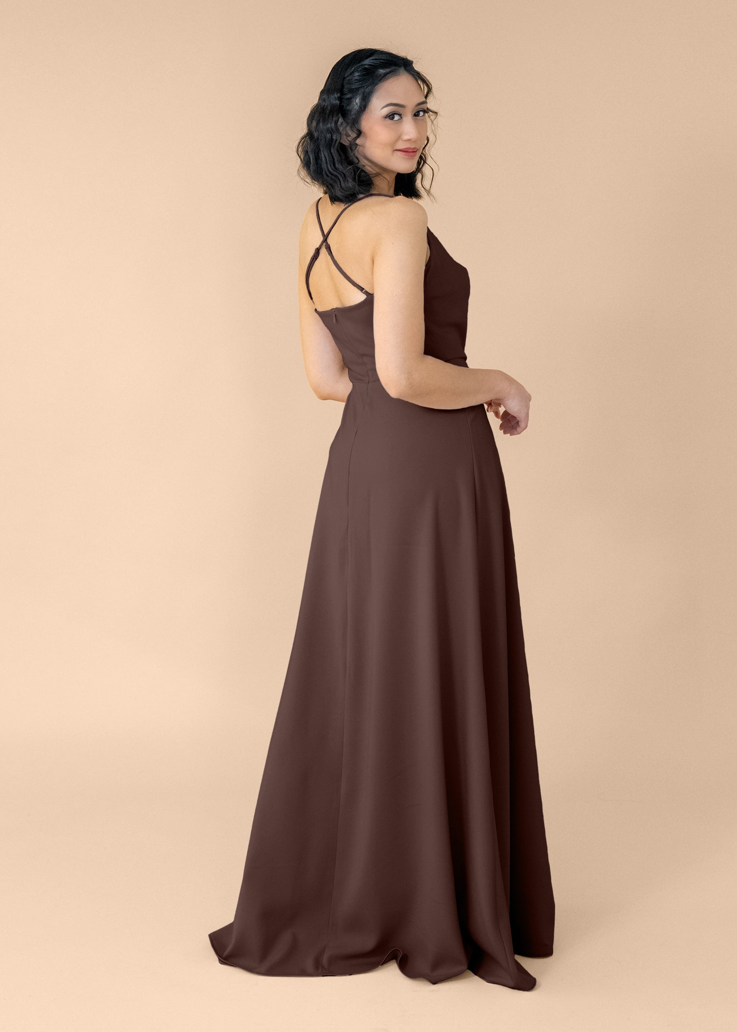 Cowl-Aline-Crepe-NoSlit-Chocolate