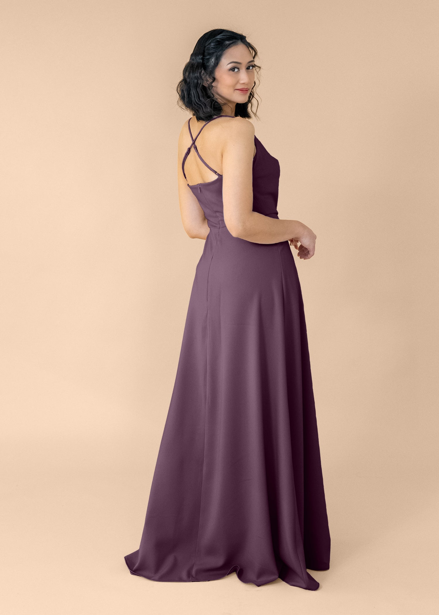 Cowl-Aline-Crepe-NoSlit-Mahogany