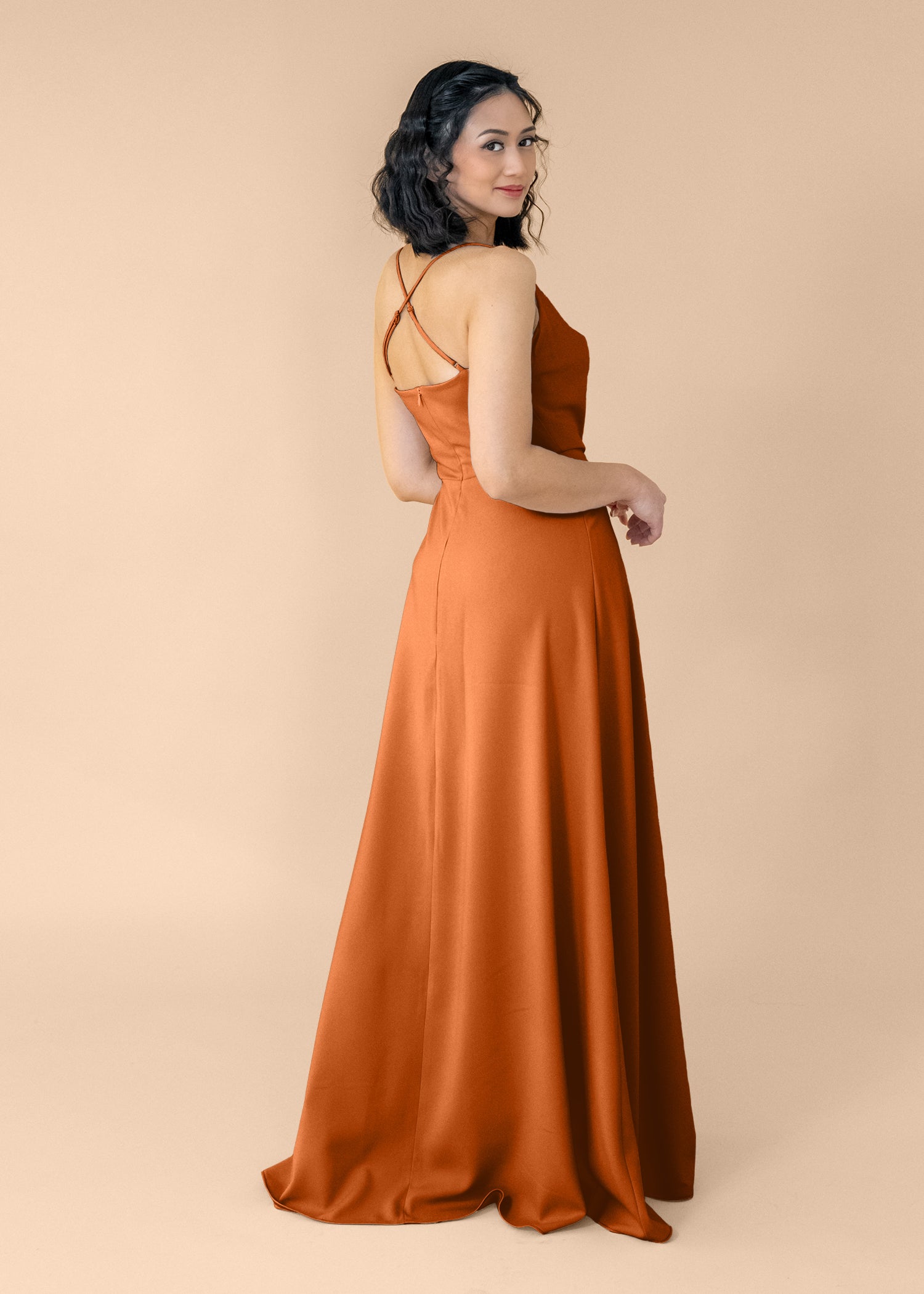 Cowl-Aline-Crepe-NoSlit-Terracotta