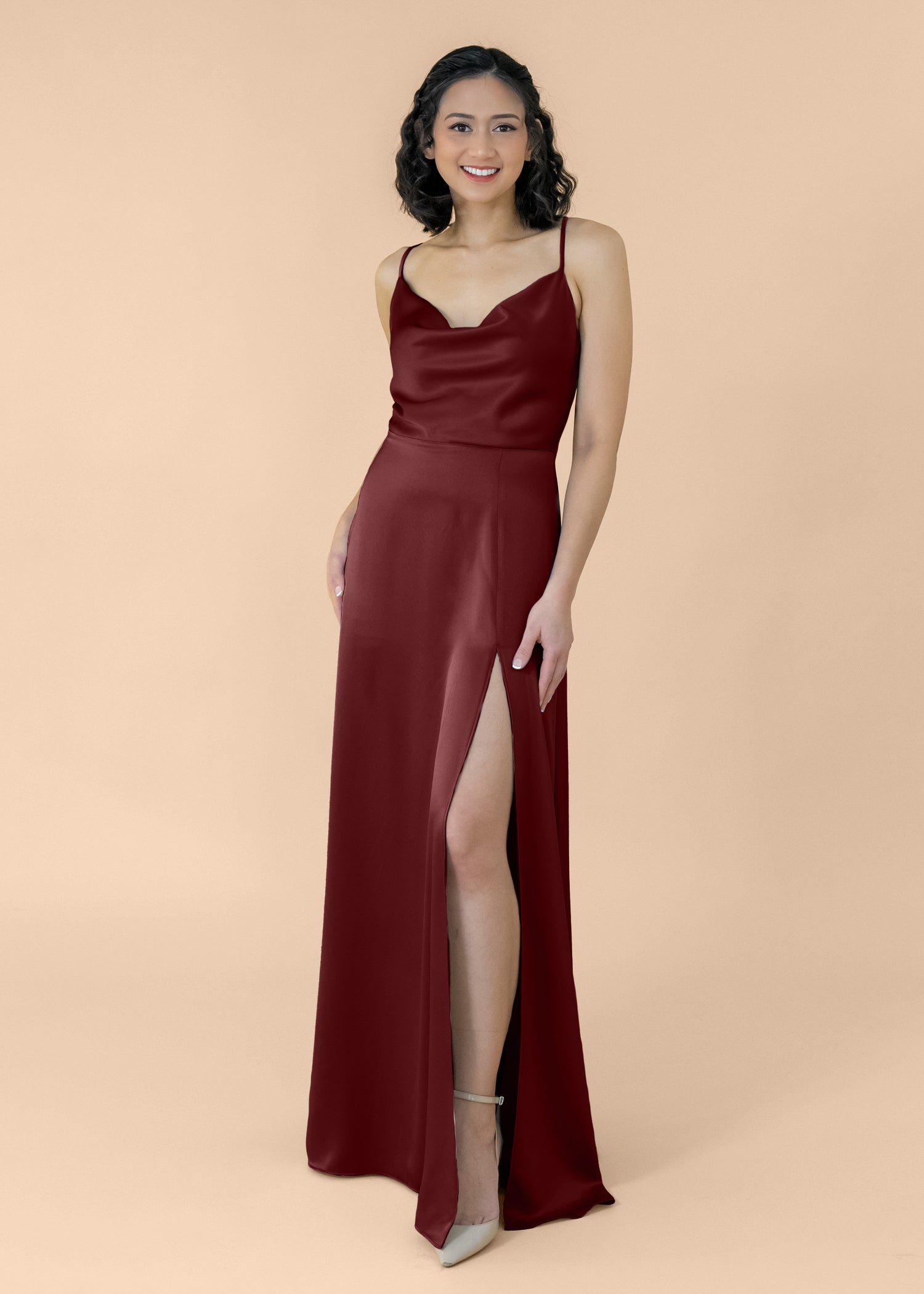 Cowl-Aline-Satin-Burgundy