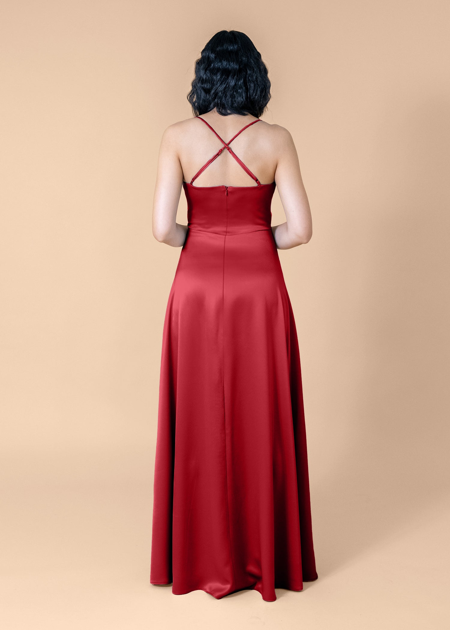 Cowl-Aline-Satin-NoSlit-Crimson