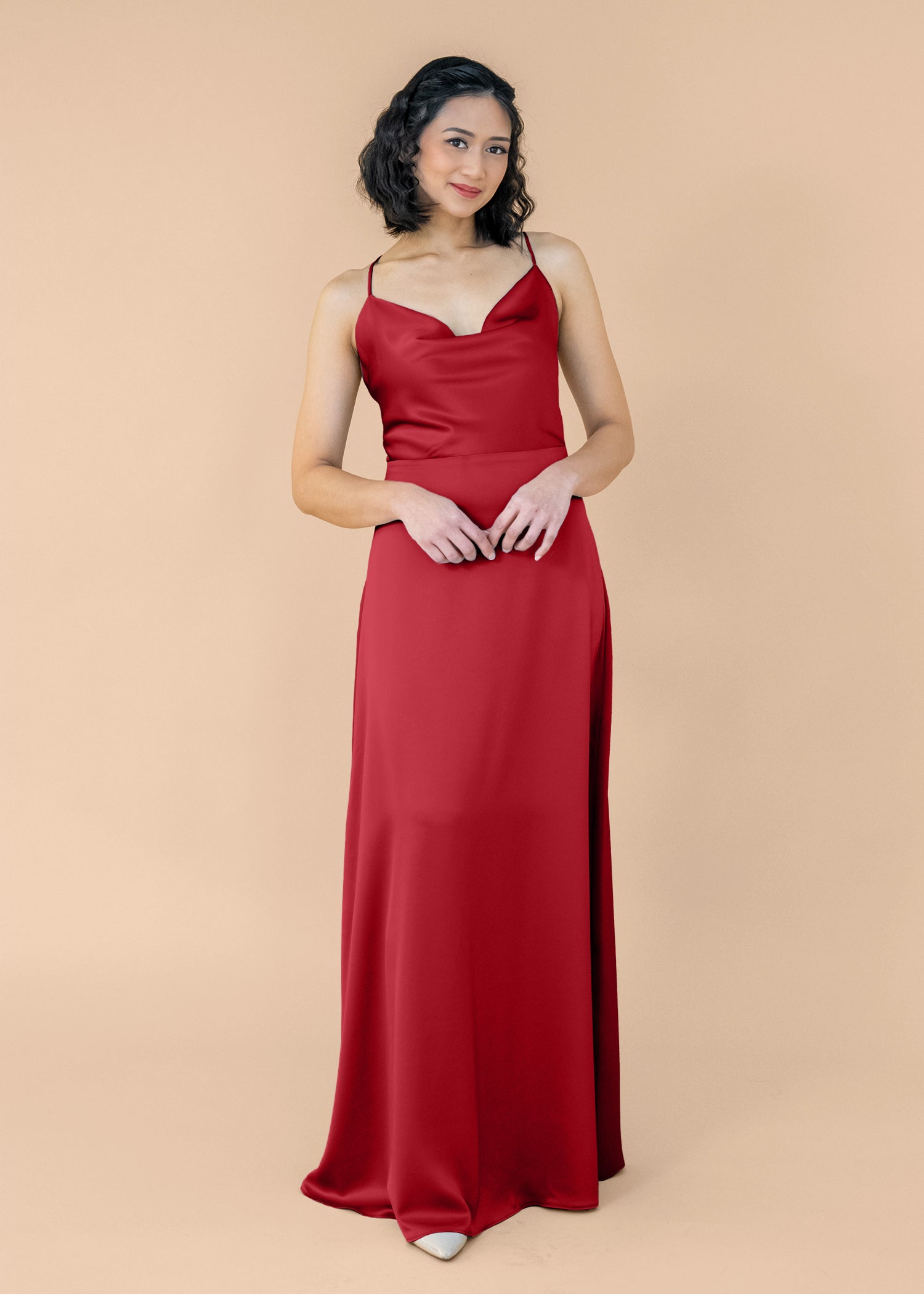 Cowl-Aline-Satin-NoSlit-Crimson