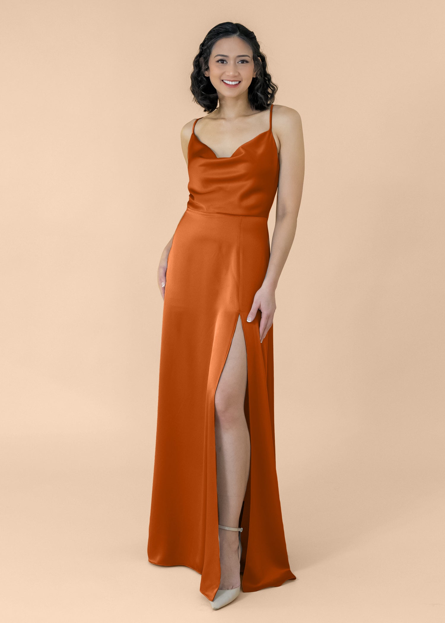 Cowl-Aline-Satin-Terracotta