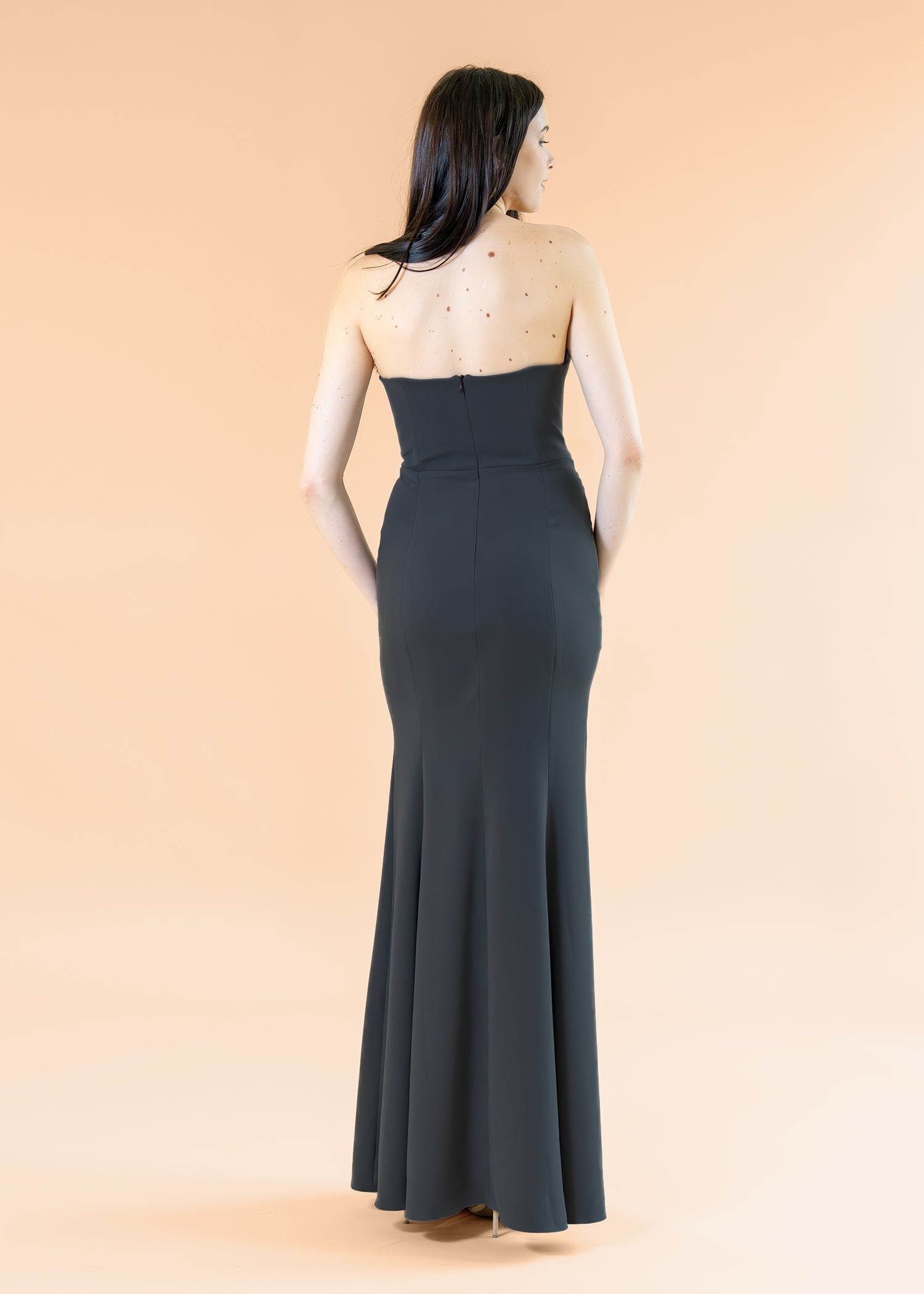 Cowl-Bell-Crepe-Black