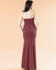 Cowl-Bell-Crepe-Burgundy