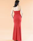 Cowl-Bell-Crepe-Crimson