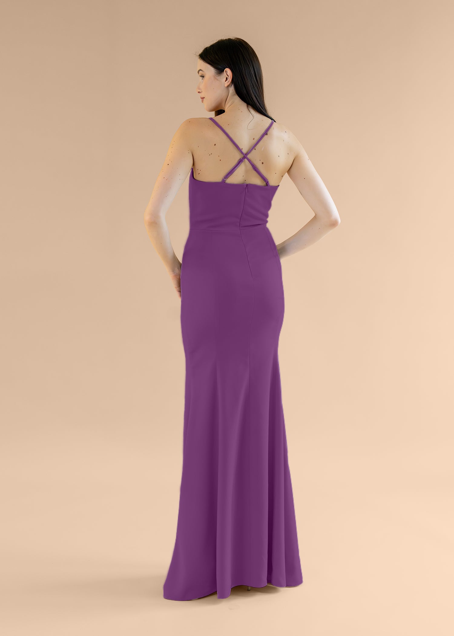 Cowl-Bell-Crepe-Plum