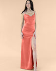 Cowl-Bell-Satin-Coral