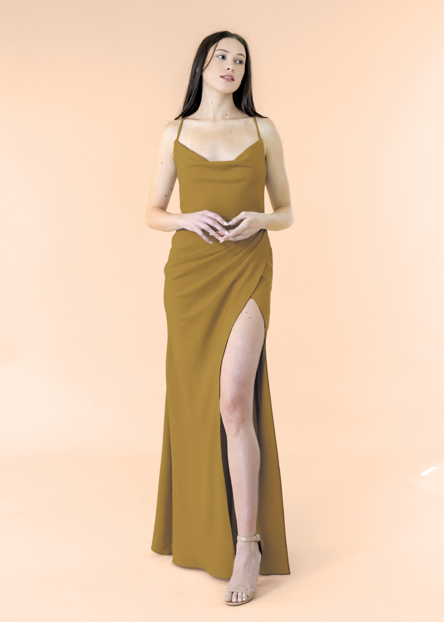 Cowl-Draped-Crepe-Bronze