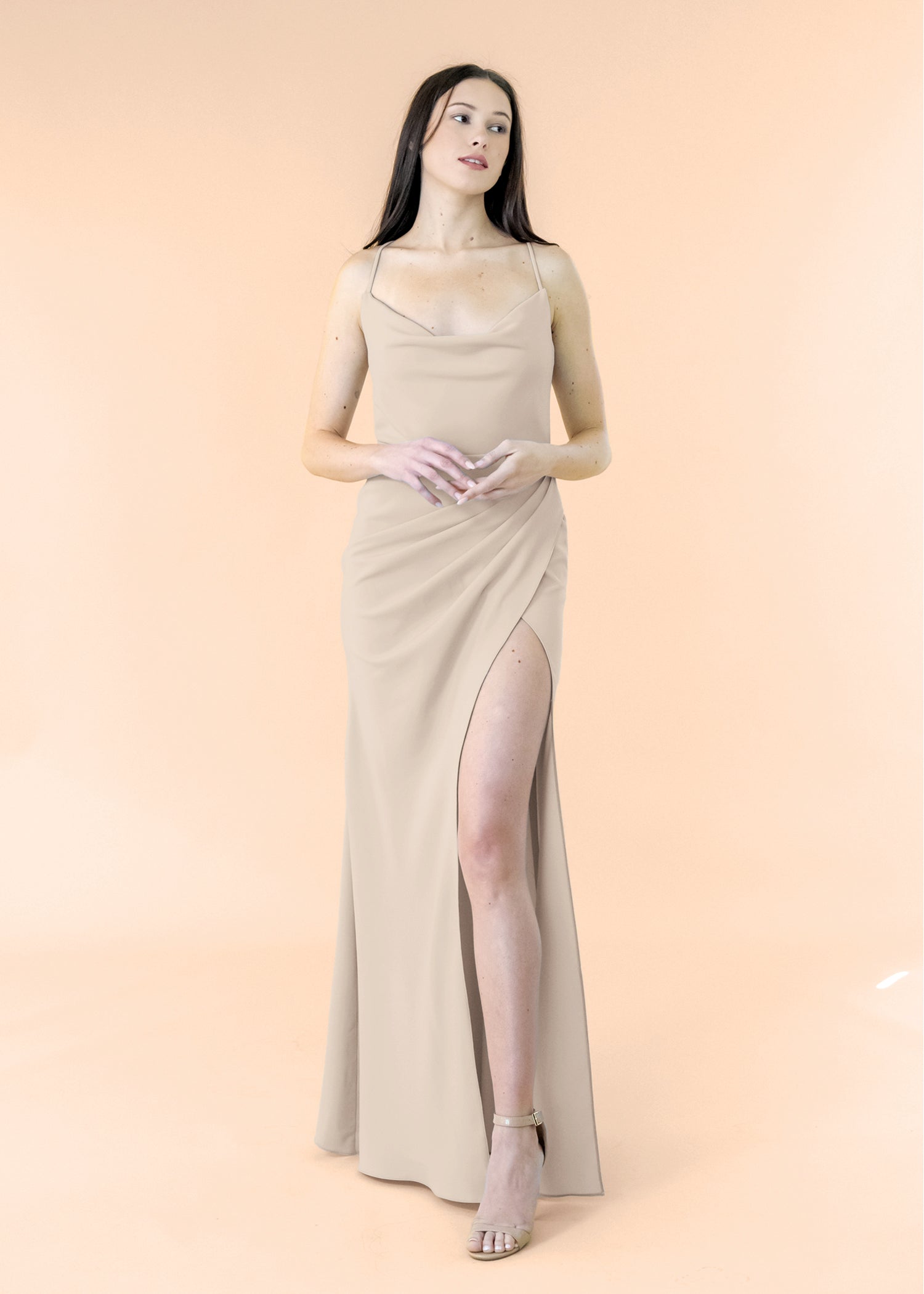 Cowl-Draped-Crepe-Champagne