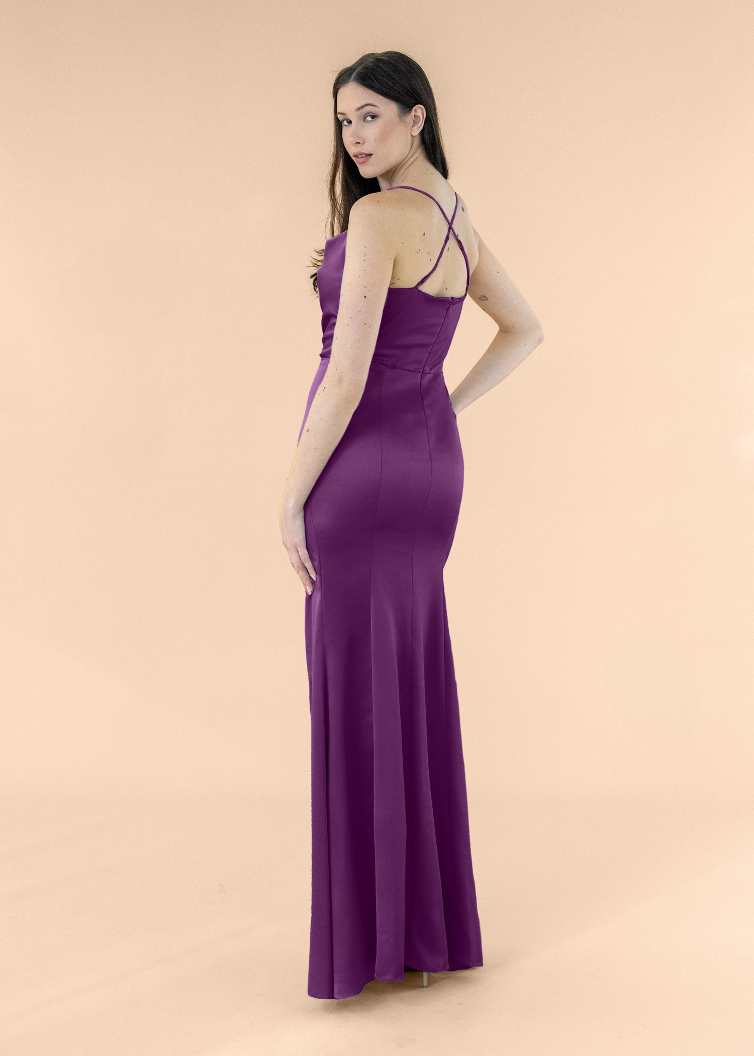 Cowl-Drape-Satin-Plum