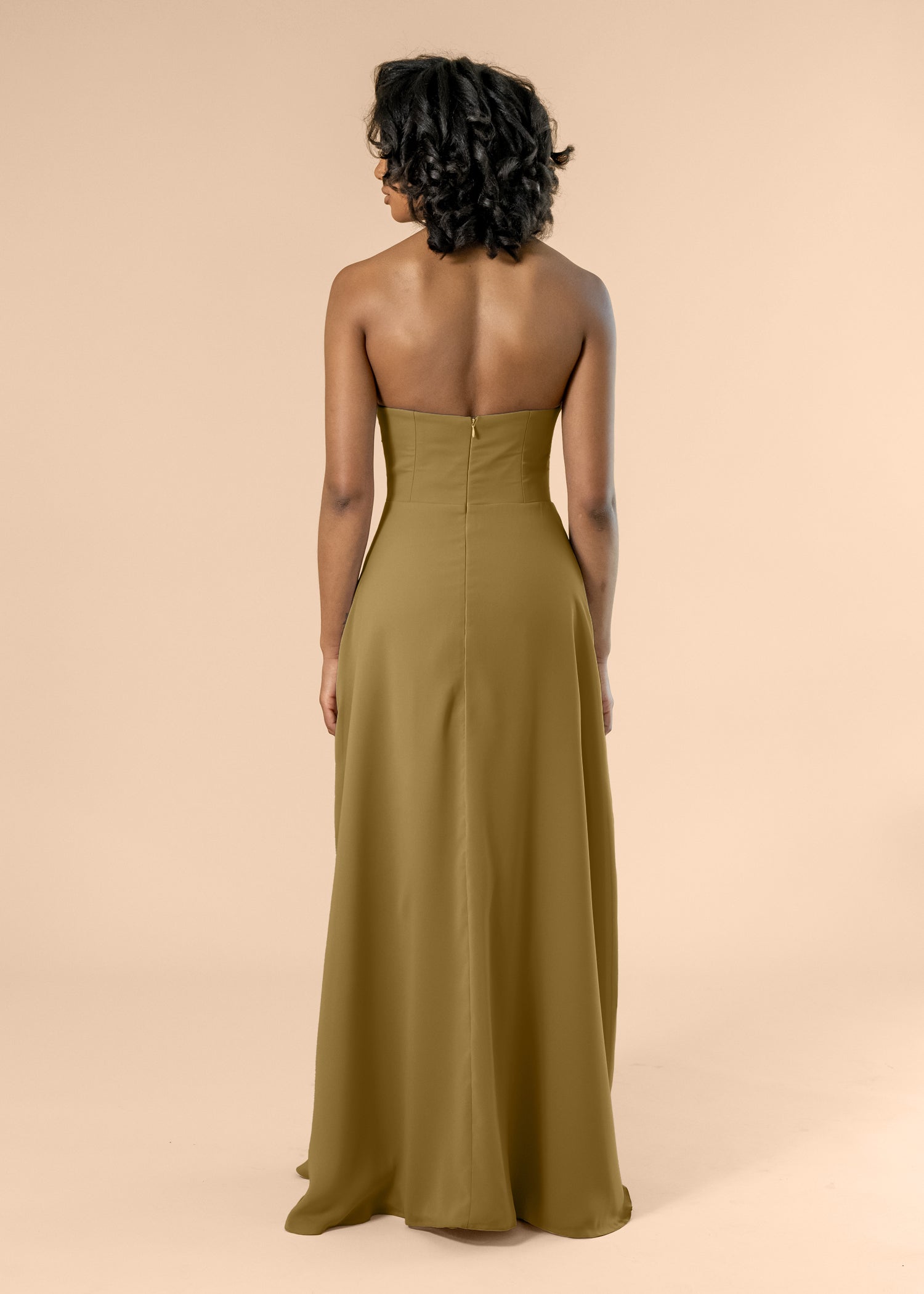 Strapless-Aline-Chiffon-Bronze