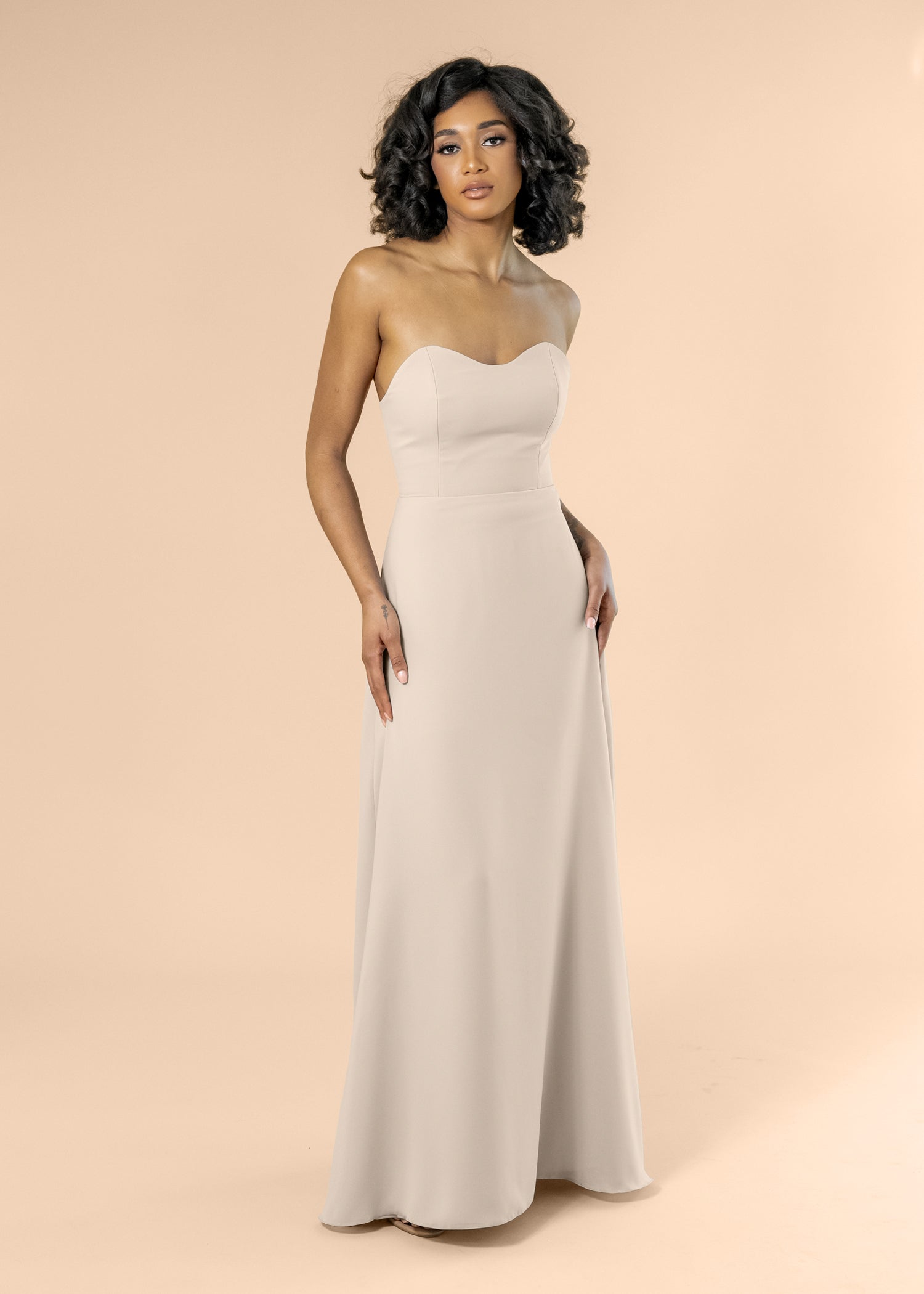 Strapless-Aline-Chiffon-Champagne