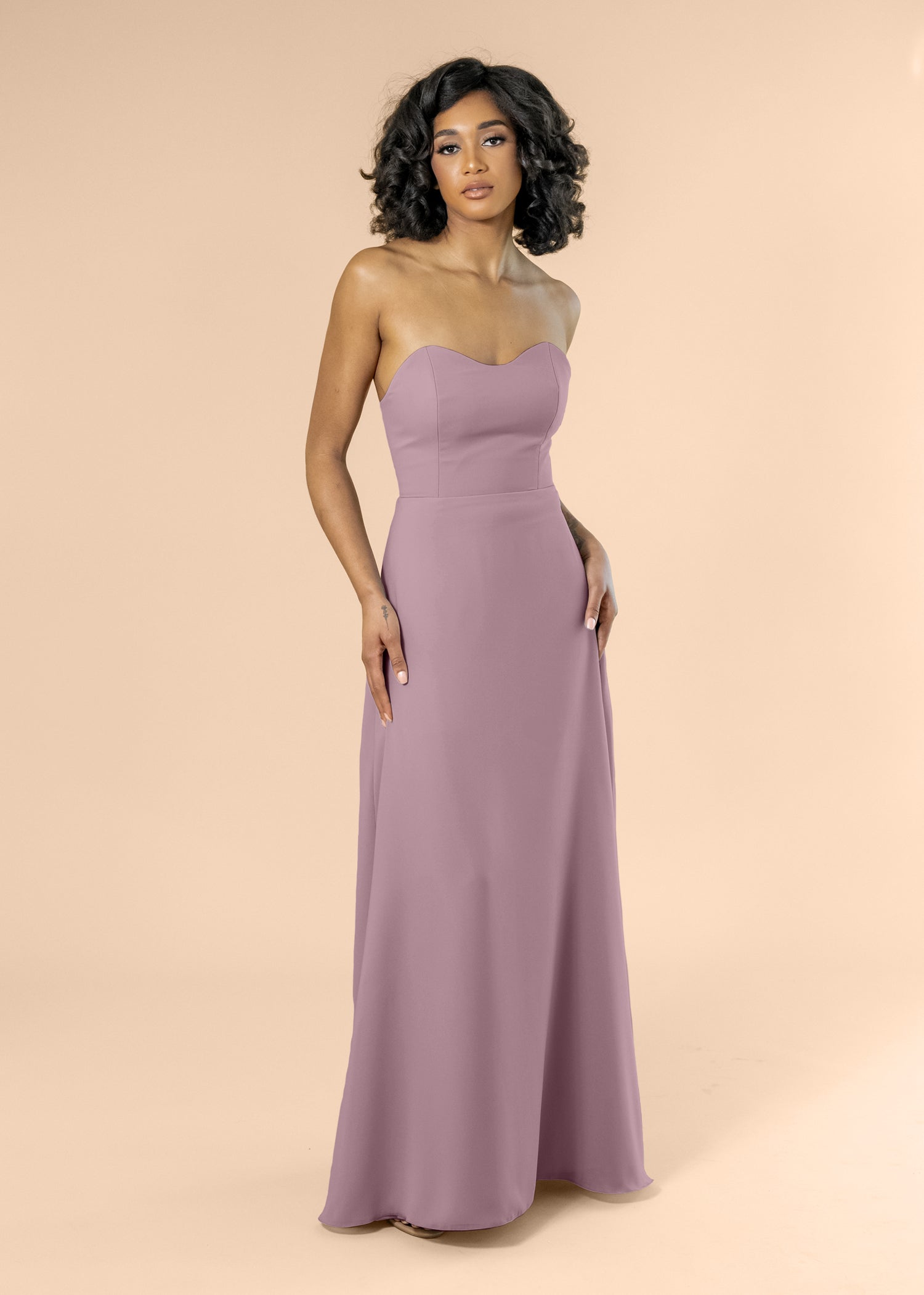 Strapless-Aline-Chiffon-Mauve