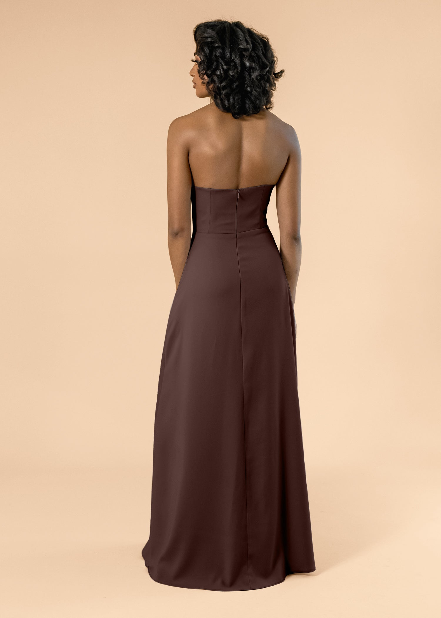 Strapless-Aline-Crepe-Chocolate