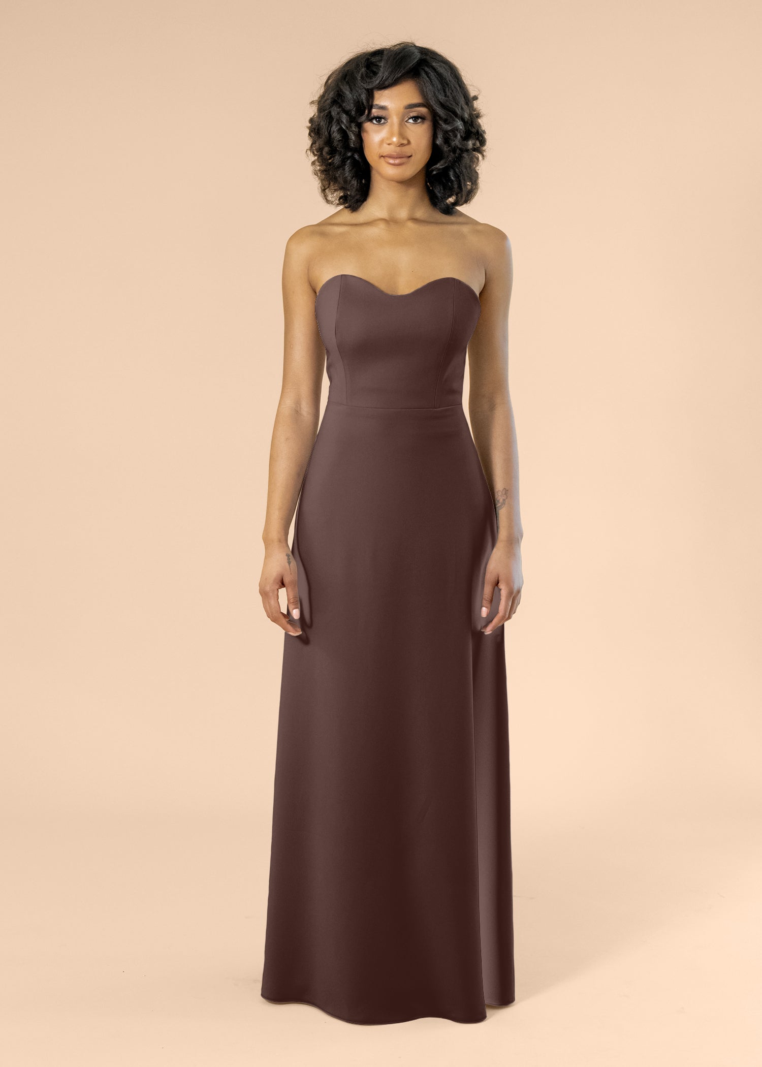 Strapless-Aline-Crepe-Chocolate