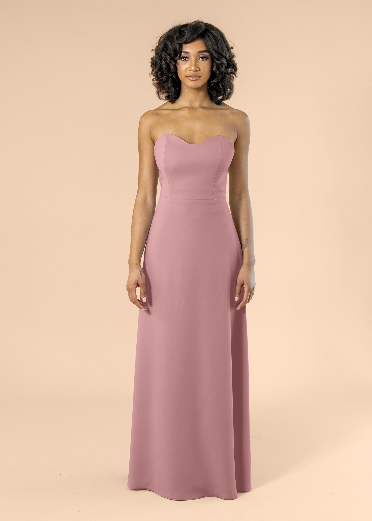Strapless-Aline-Crepe-DustyRose