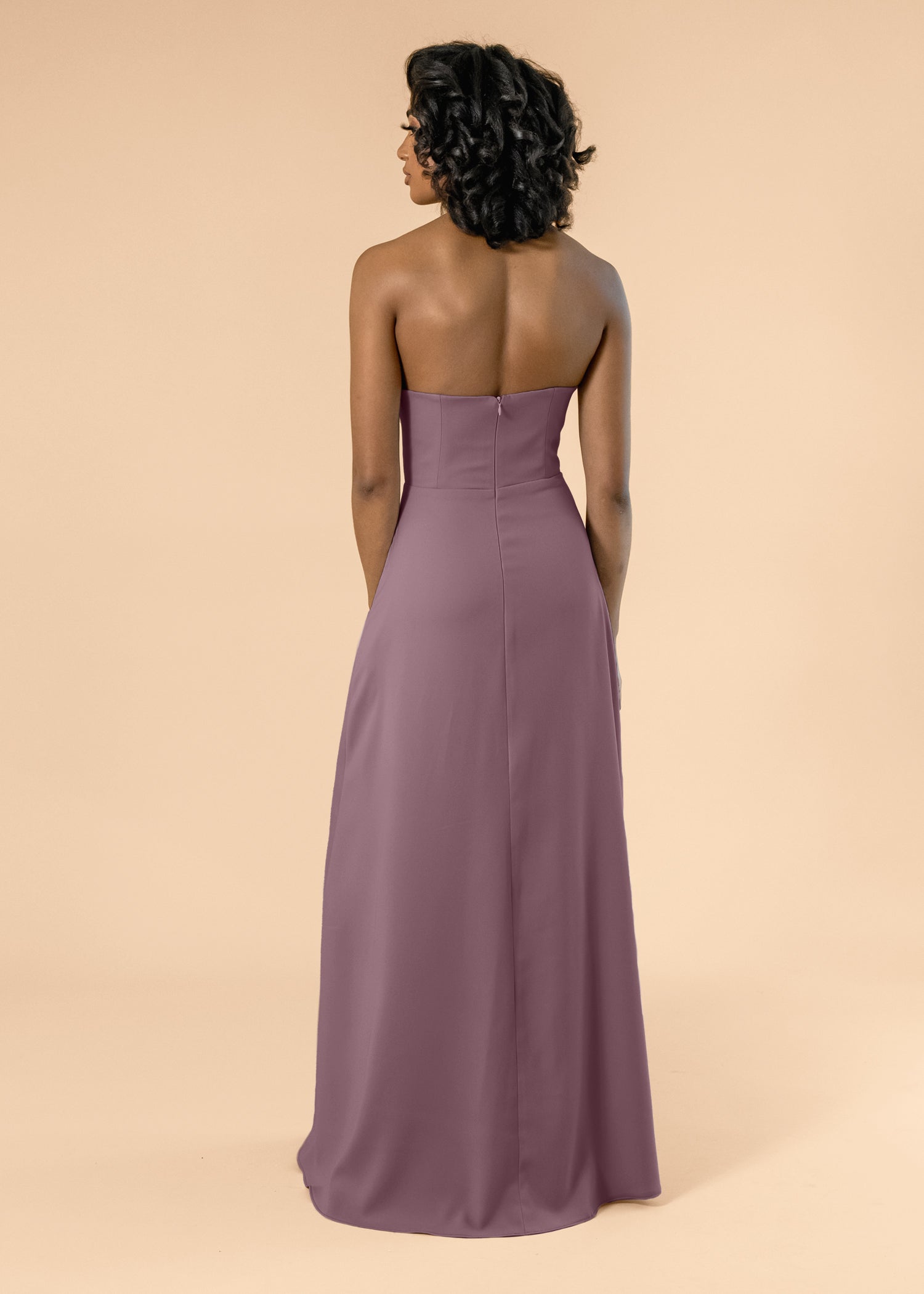 Strapless-Aline-Crepe-Mauve