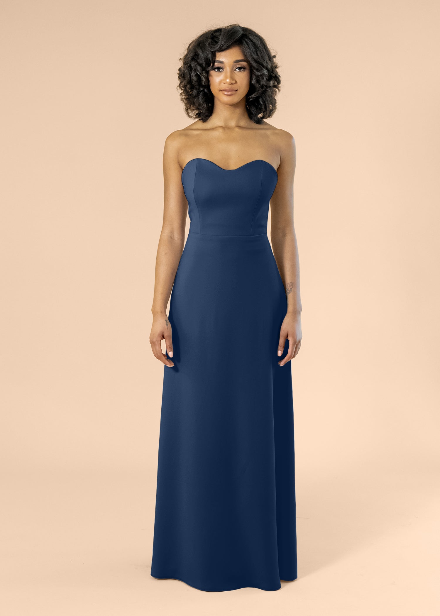 Strapless-Aline-Crepe-Navy