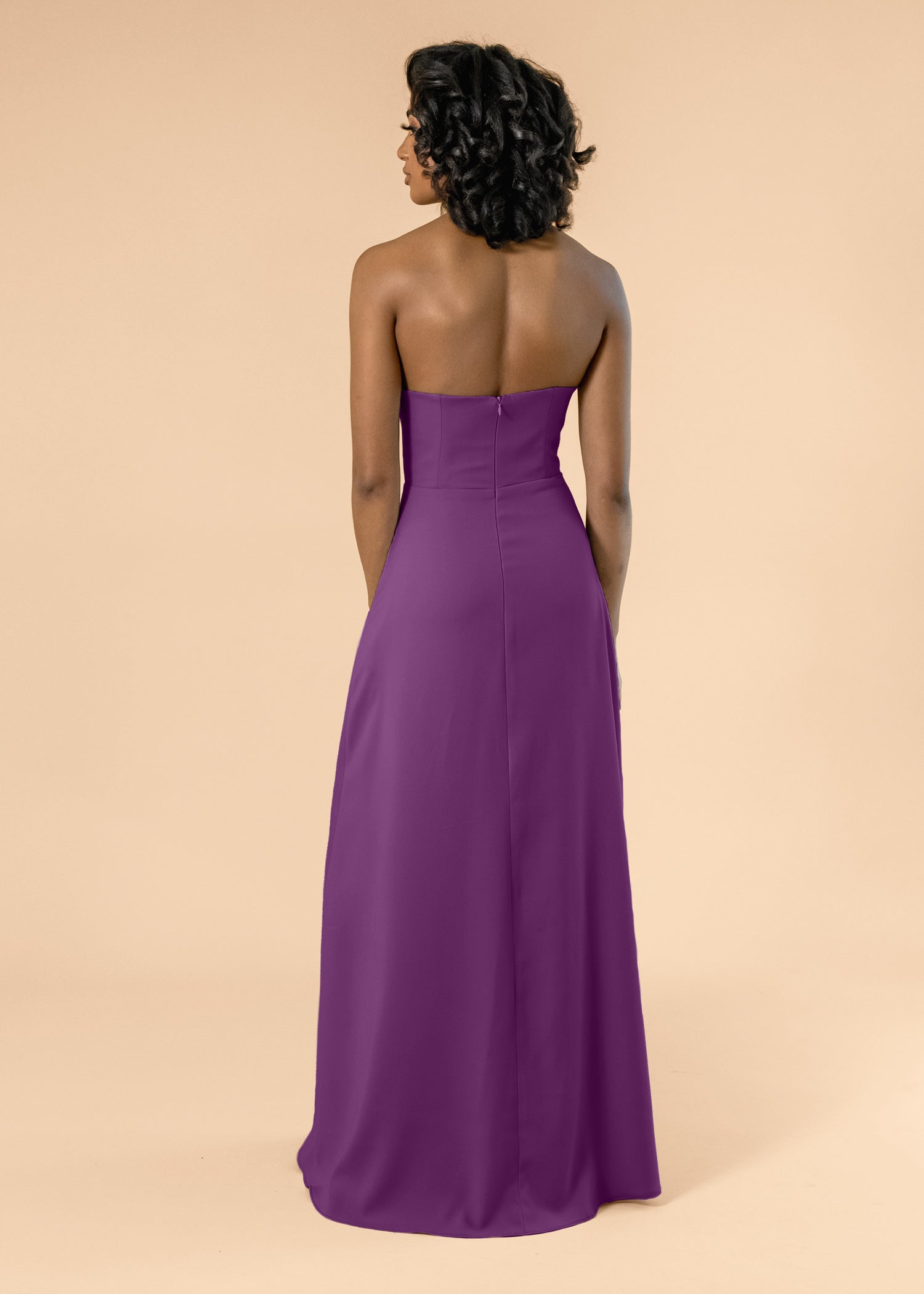 Strapless-Aline-Crepe-Plum