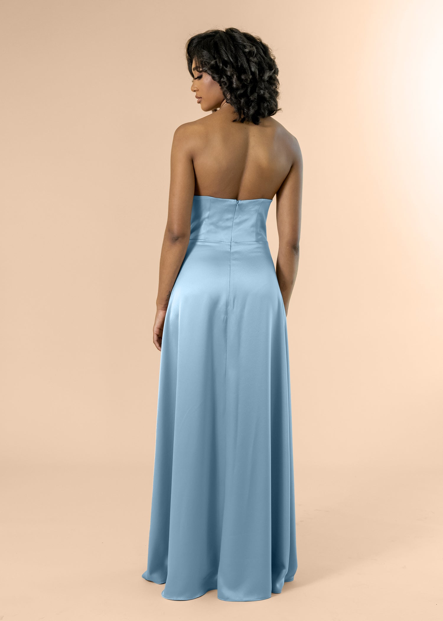 Strapless-Aline-Satin-AiryBlue