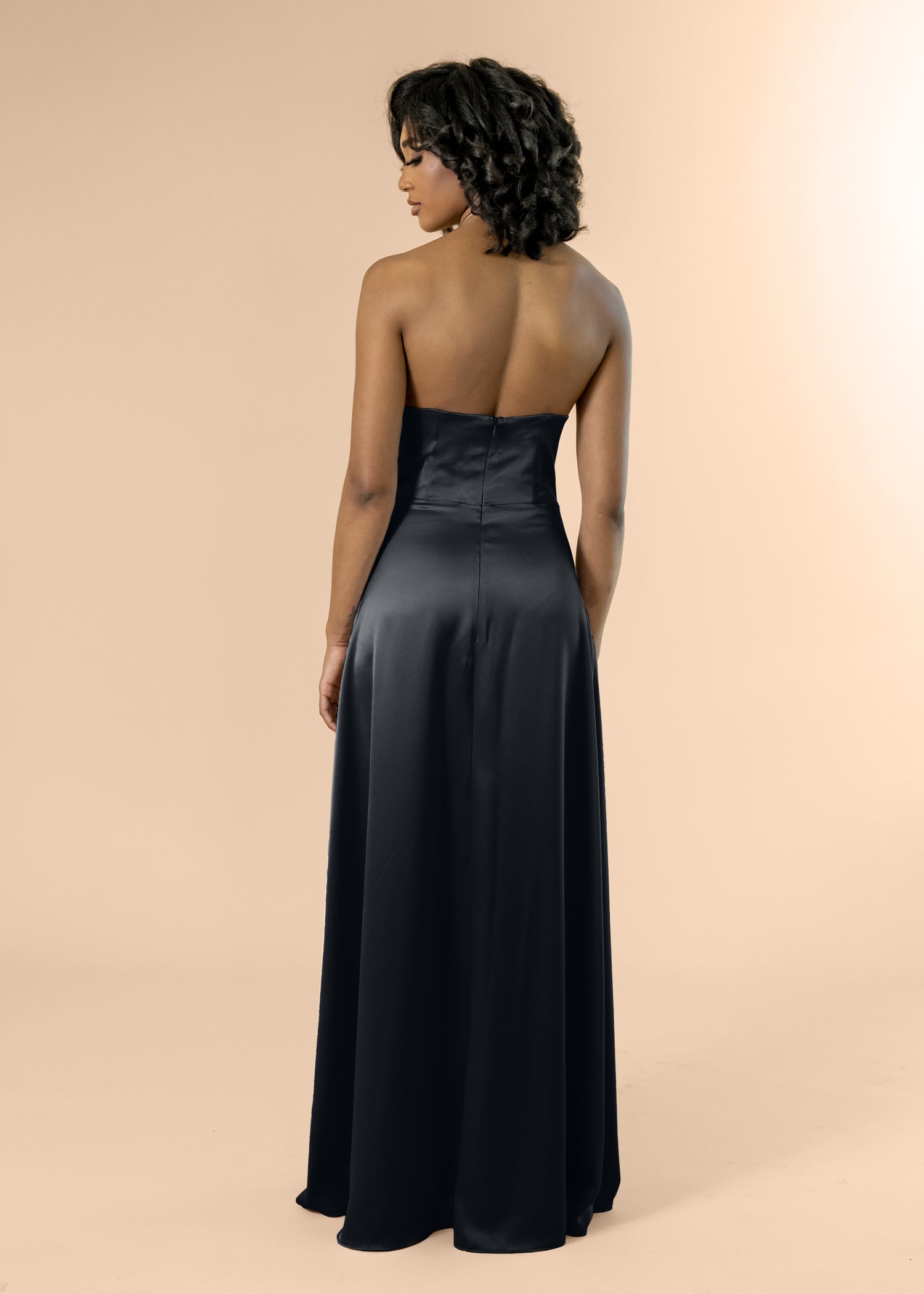 Strapless-Aline-Satin-Black