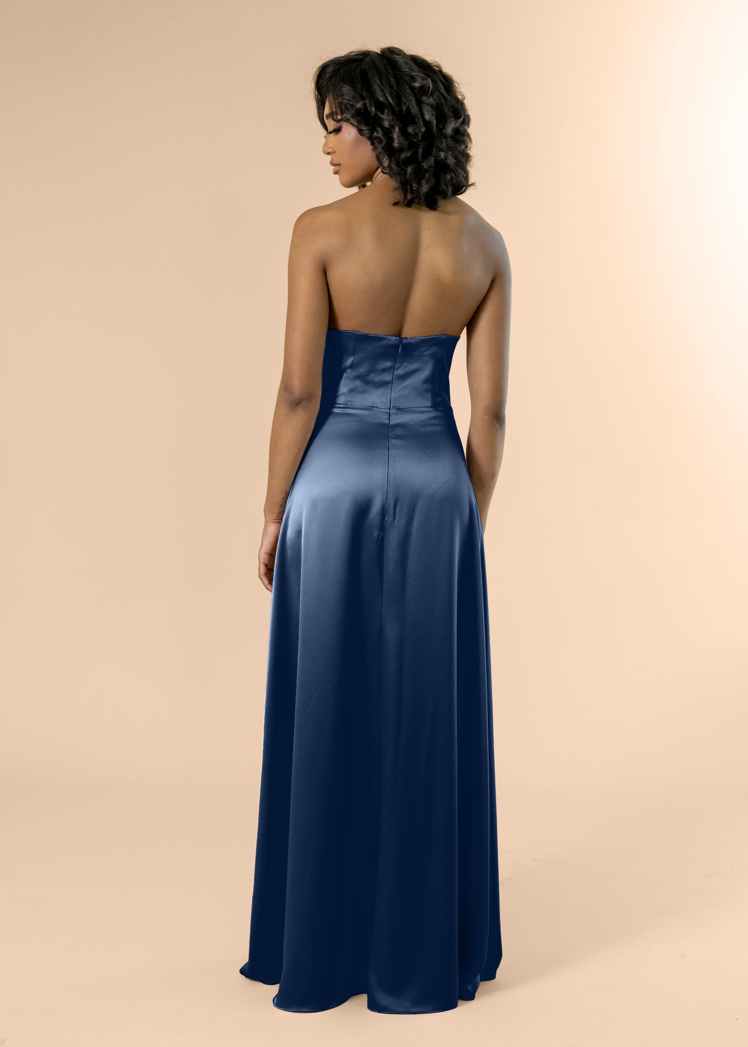 Strapless-Aline-Satin-Navy