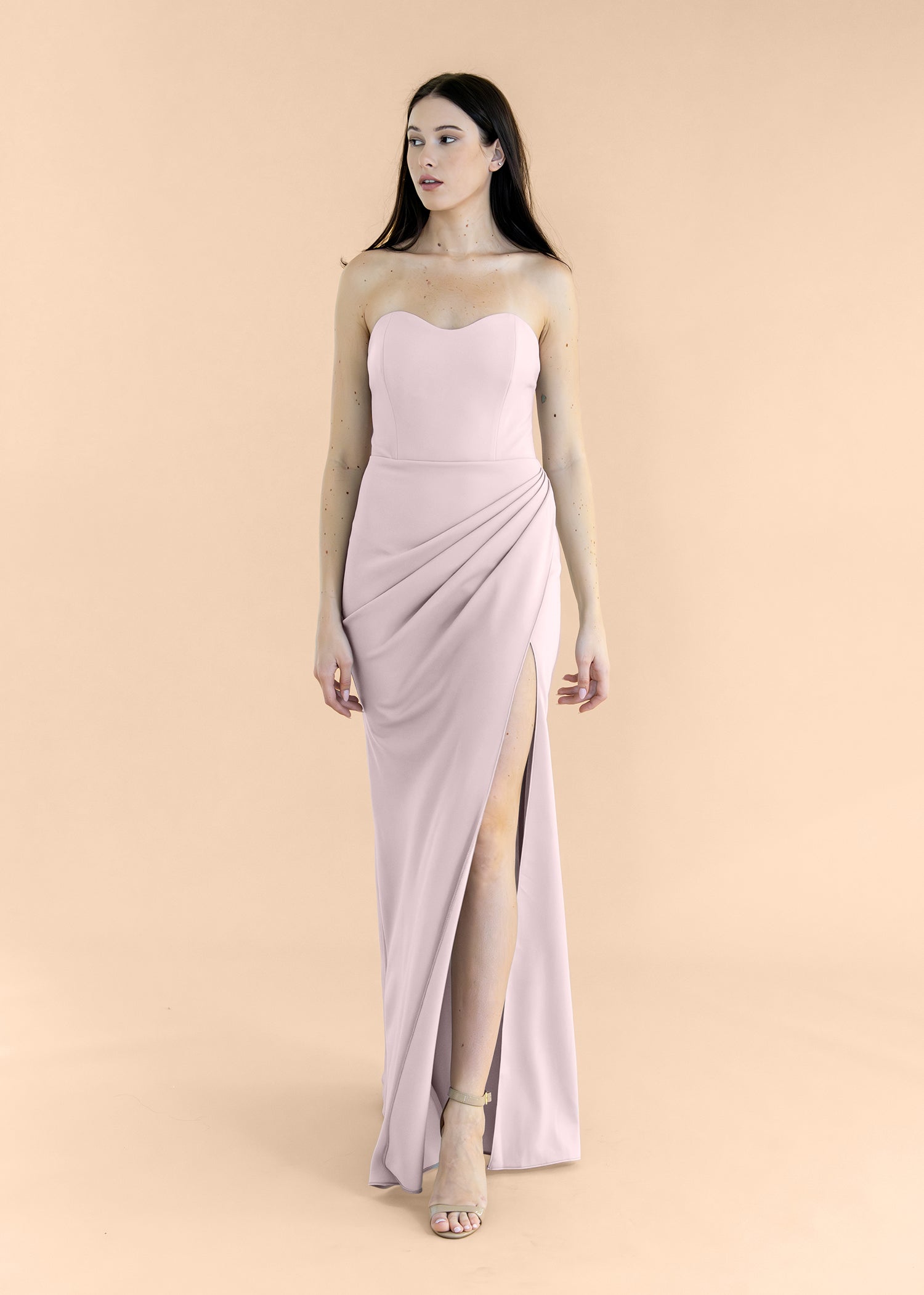 Strapless-Draped-Crepe-Blush
