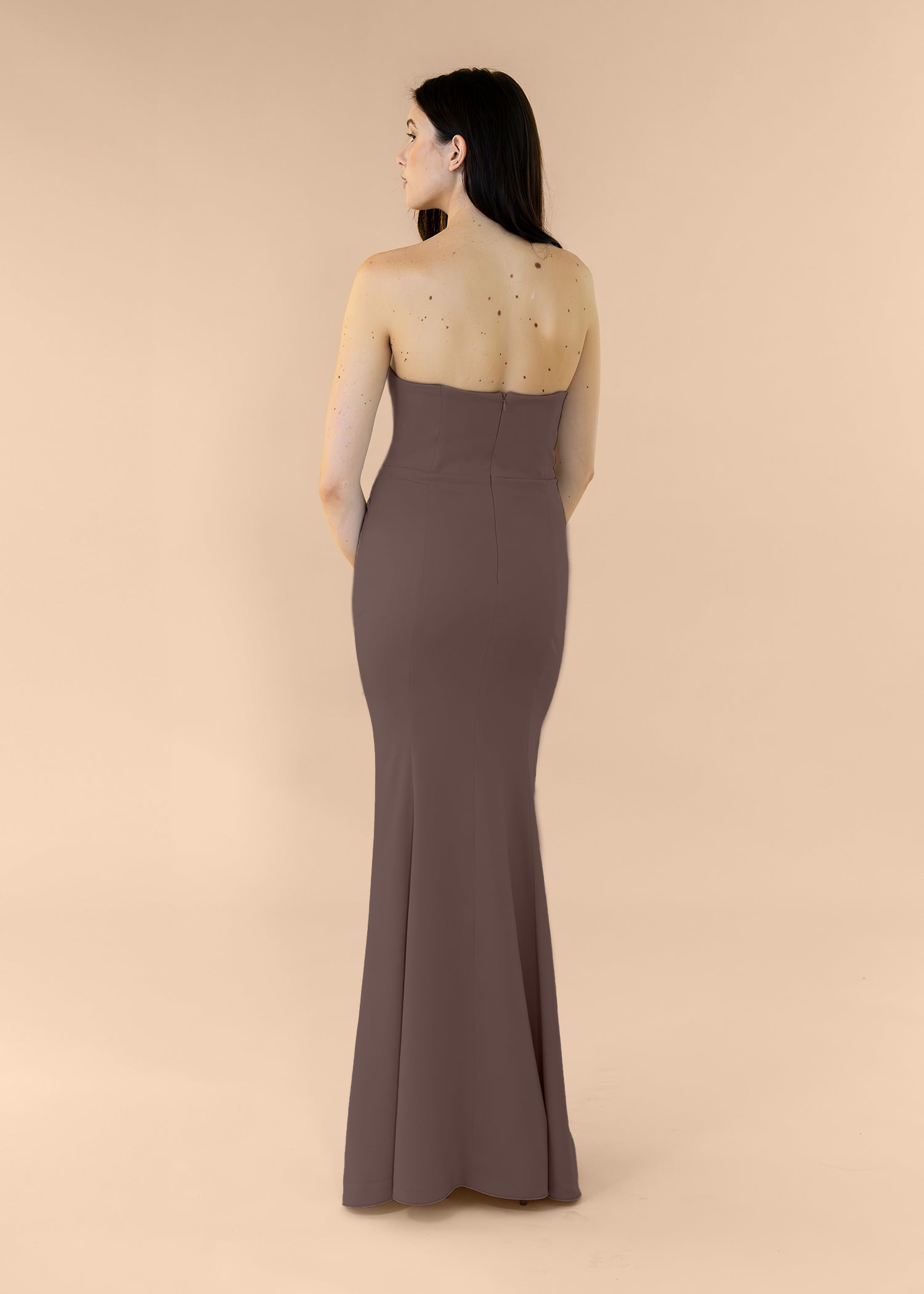 Strapless-Draped-Crepe-Chocolate